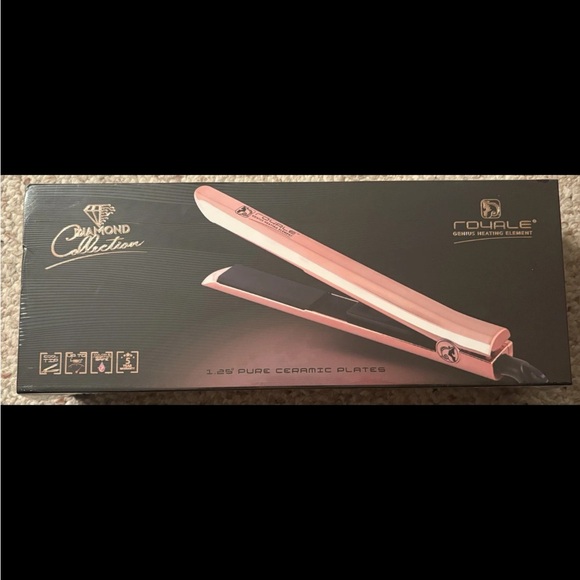 Other - Royale Diamond Collection Genius Heating Element Hair Straightener: Rose Gold